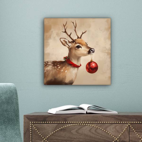 LEINWANDBILD Weihnachten 20 x 20 cm