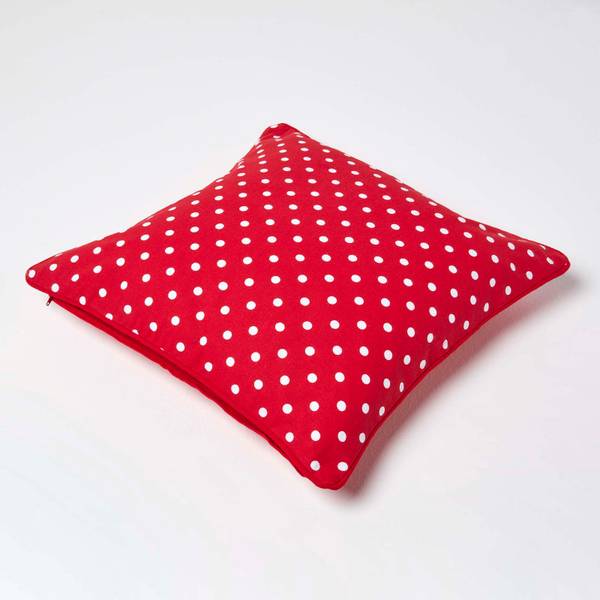 Kussenhoes CUPOLKA rood - 45 x 45 cm