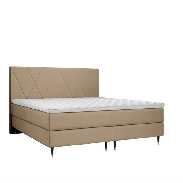 Boxspringbett Euphoria Beige - Liegefläche Breite: 120 cm