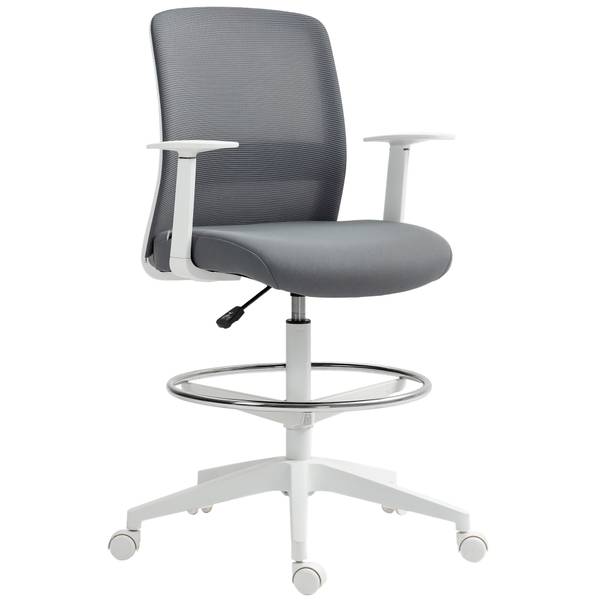 Bürostuhl 921-769V00GY Grau - Textil - 58 x 121 x 62 cm