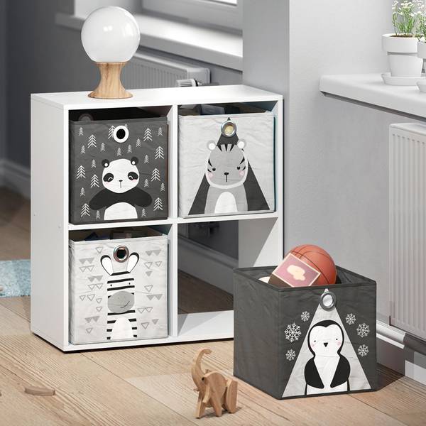 Faltbox 30x30  29972 Grau - Kunststoff - 30 x 30 x 30 cm
