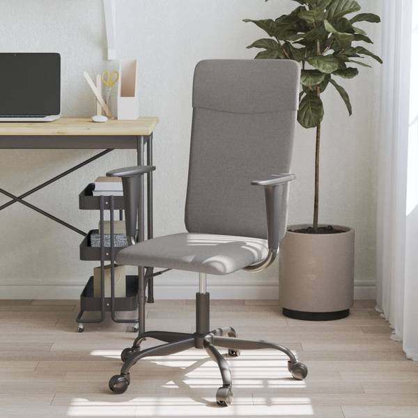 Bürostuhl mit Liegefunktion 3029023 Grau - Polyester - 68 x 114 x 67 cm