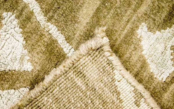 Handgeknüpft Wollteppich Braun - Wolle - 152 x 2 x 236 cm