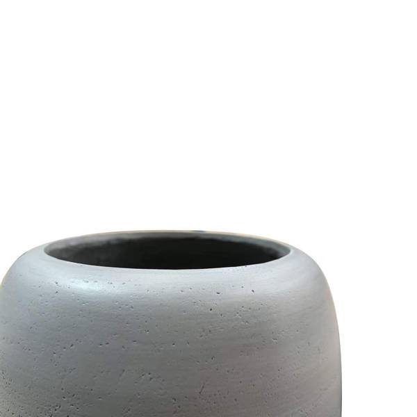 Blumentopf Florin Grau