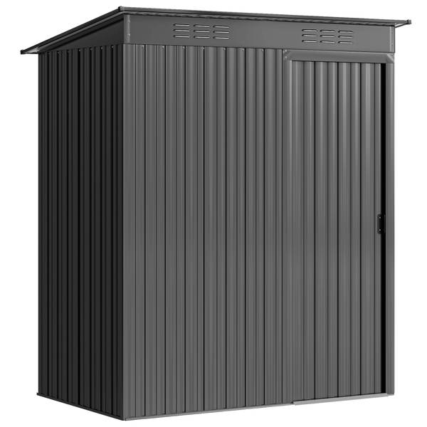 Tuinschuur 84H-456V00CG grijs - staal - 106 x 181 x 159 cm