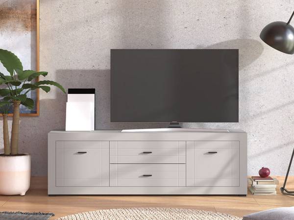 Fernsehschrank Nalles Beige - Holzwerkstoff - 42 x 54 x 167 cm
