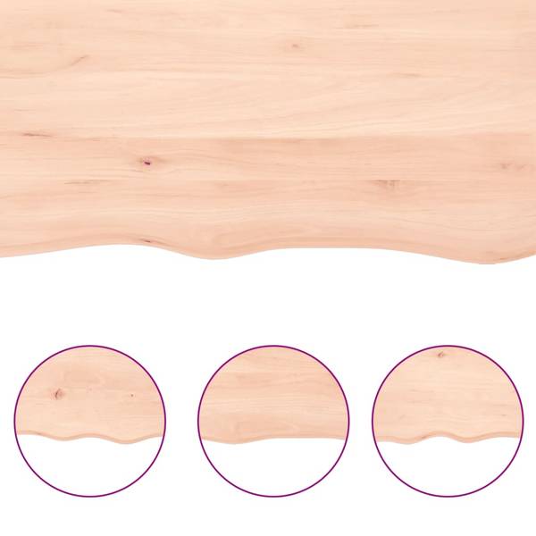 Tafelblad 3028686-2 bruin - eikenhout - 60 x 2 x 100 cm