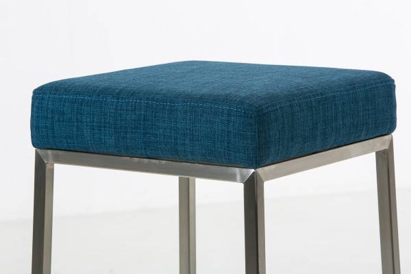 Barkruk Montreal 85 blauw - zilver