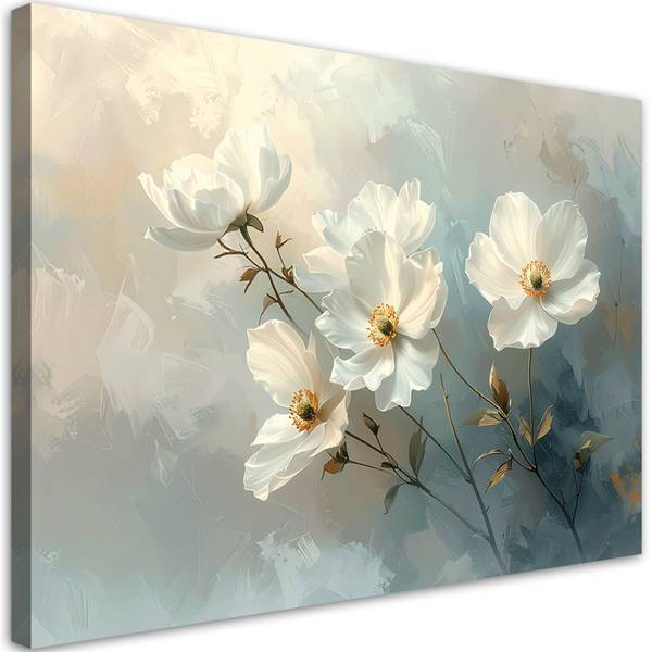Tableau déco Fleurs 100 x 70 cm