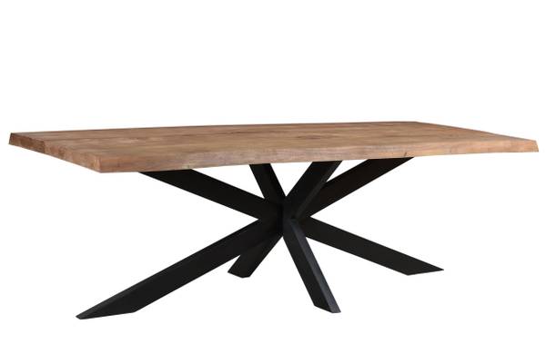 Esstisch Sturdy mit Baumkante 180 x 90 cm