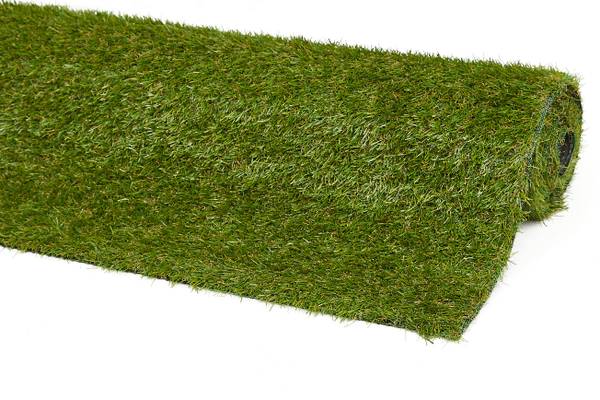 Rasenteppich KANSAS Grün - Holzwerkstoff - 200 x 1 x 300 cm