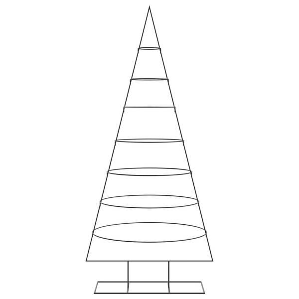 Metalen Kerstboom 3031926 zwart - 85 x 210 x 95 cm
