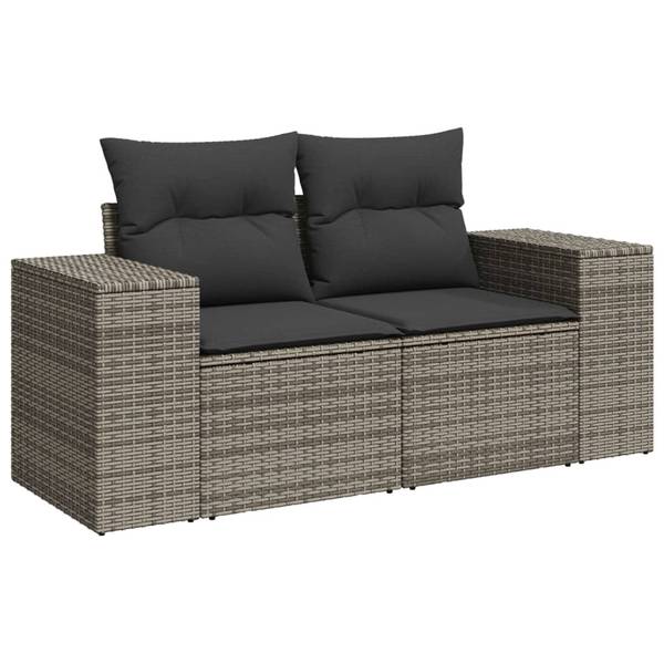 Garten-Lounge-Set 3034546-1 10-teilig Grau