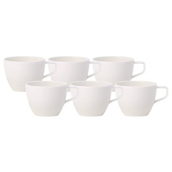 Kaffeetassen Artesano Original 6er Set Weiß - Porzellan - 2 x 2 x 2 cm