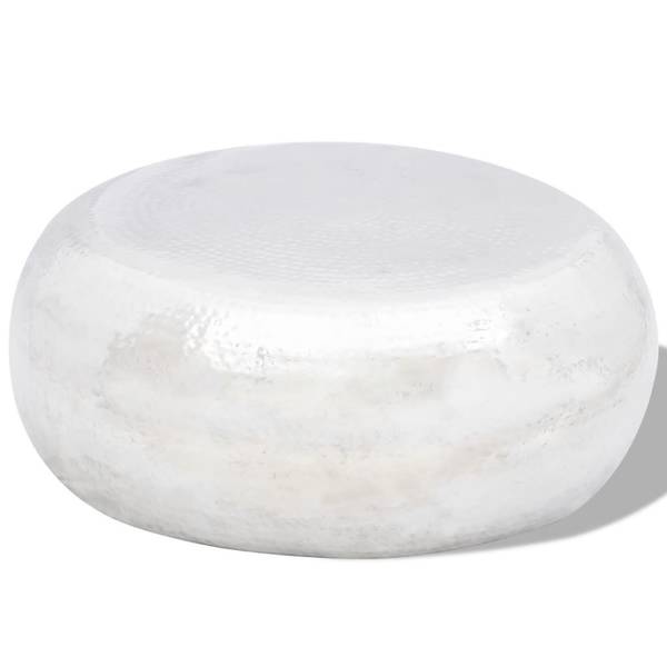 Couchtisch 242322 Silber - Aluminium - 75 x 28 x 75 cm