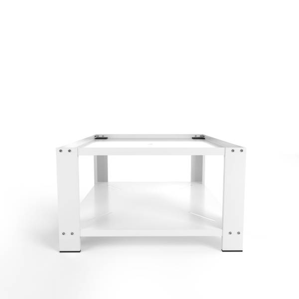 Waschmaschinen Untergestell Ecoslim Weiß - Metall - 63 x 31 x 54 cm