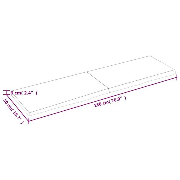 Étagère murale 3028685-20 50 x 6 x 180 cm