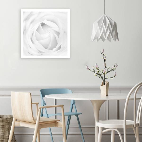 Wandbild rose 40 x 40 cm