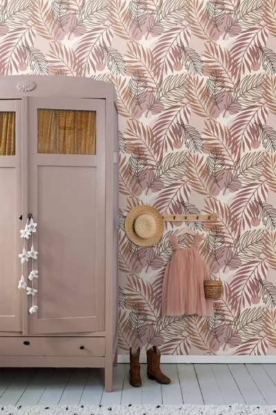 Tapete 139821 Pink - Fleece - 50 x 900 x 50 cm