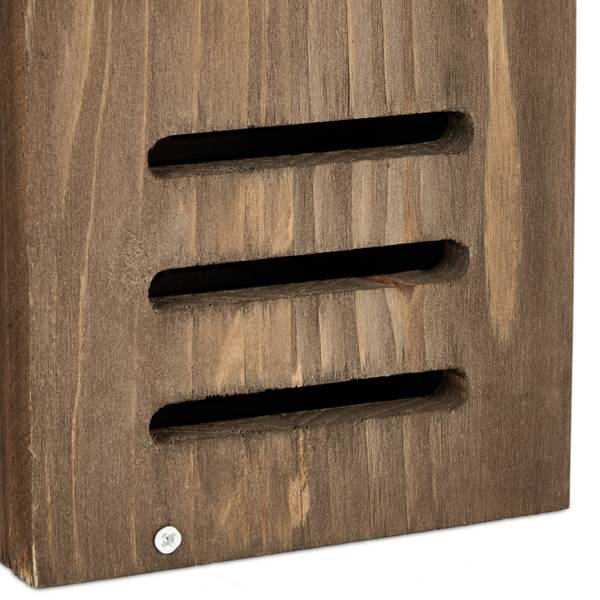 Marienkäferhaus aus Tannenholz braun Braun - Holzwerkstoff - 17 x 22 x 10 cm