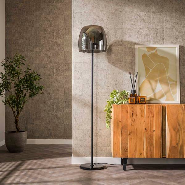 Stehleuchte DRIFT Grau - Glas - 35 x 170 x 35 cm