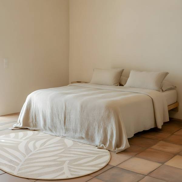 Tapijt voor binnen en buiten HAVANA beige - textiel - 120 x 120 x 120 cm