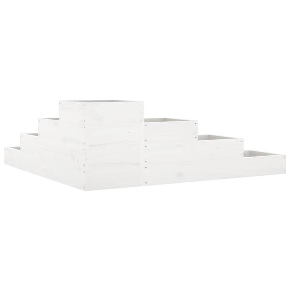 Pflanzentreppe 3029049 Kiefer Weiß Dekor - Pinie Weiß Dekor - 104 x 106 cm