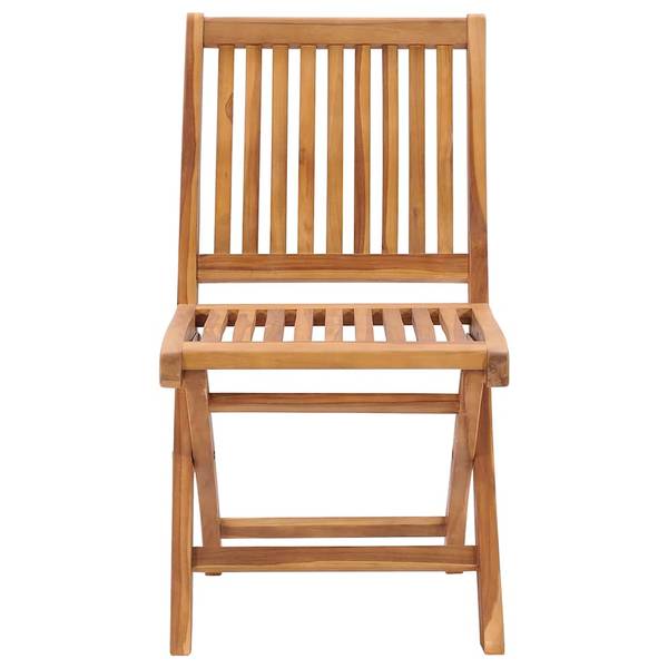 Gartenstuhl 3072804 4er Set Braun - Massivholz - 58 x 88 x 47 cm