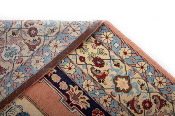 Tapis Täbriz XIV Beige - Laine - 204 x 1 x 297 cm