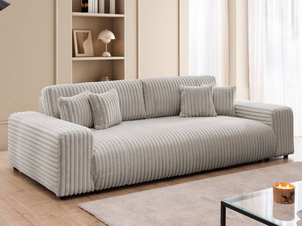 Slaapbank Mollis lichtgrijs