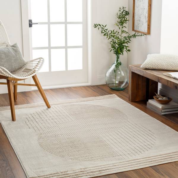 Laagpolig Vloerkleed MONTEVIDEO lichtbruin - 120 x 170 cm