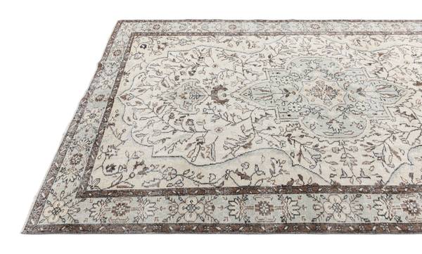 Tapis Ultra Vintage CXXXIV Beige - Laine - 185 x 1 x 295 cm