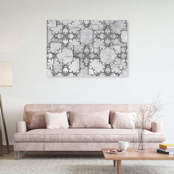 Canvas schilderij Mandala 60 x 40 cm