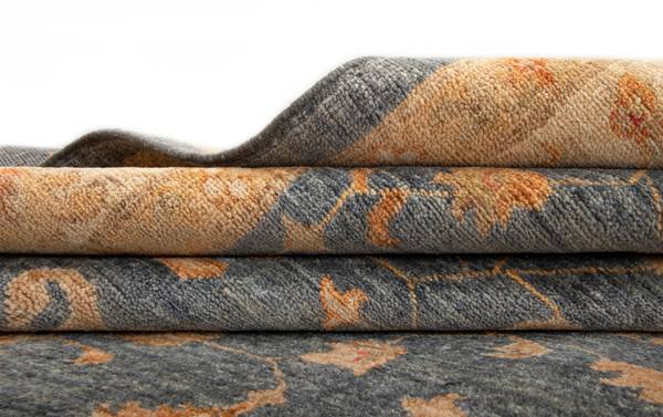 Tapis Kaizar XI Bleu - Laine - 171 x 1 x 225 cm