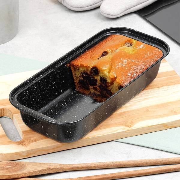 Brotbackform 279023 Schwarz - Metall - 13 x 6 x 30 cm