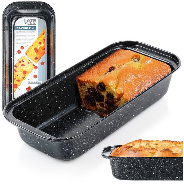 Brotbackform 279023 Schwarz - Metall - 13 x 6 x 30 cm