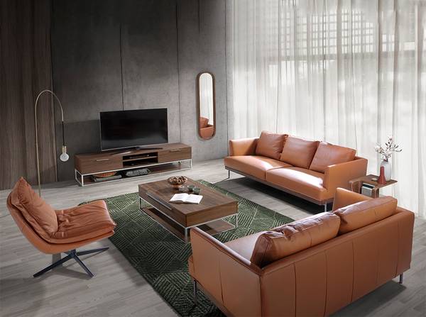 Couchtisch 2114 Braun - Holzwerkstoff - Holz teilmassiv - 120 x 37 x 70 cm