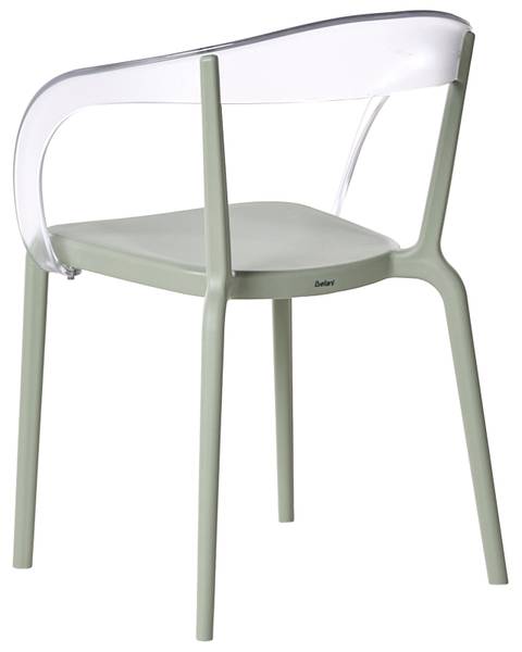 Chaise de jardin MALEVIZI Vert - Vert clair - Transparent