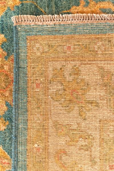 Tapis Ziegler LII Bleu - Laine - 123 x 1 x 187 cm
