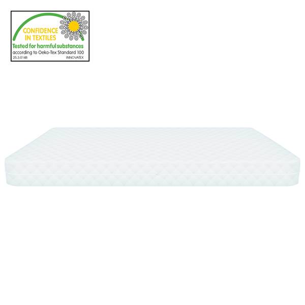 Lot Lit enfant cabane avec matelas RUMAH Blanc