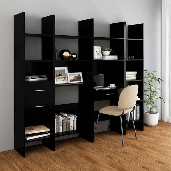 Bücherschrank 3008688 Schwarz