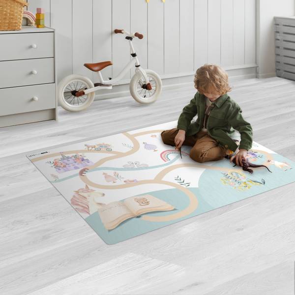 KINDERTEPPICH Prinzessin 105 x 70 cm