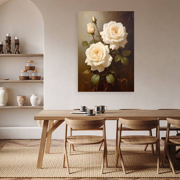 Wandbild Blumenstrauß 40 x 60 cm