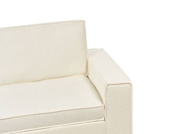 Sofa VUOKATTI 2-tlg Weiß - Naturfaser - 216 x 89 x 1 cm