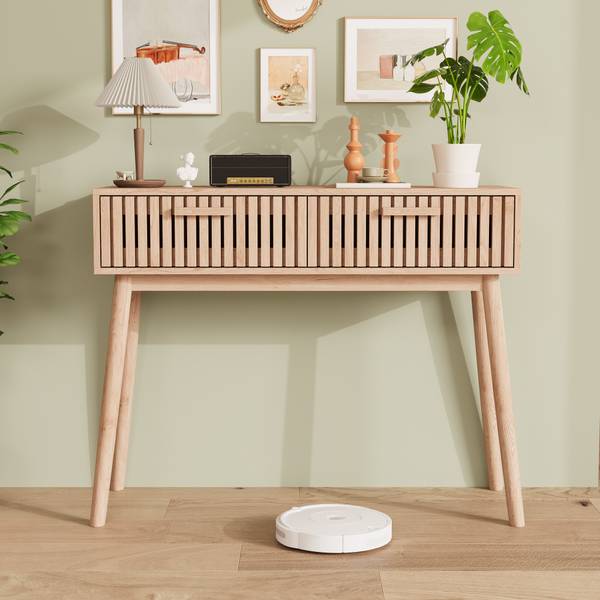 Konsolentische GKHYM5 Braun - Holzwerkstoff - 100 x 80 x 35 cm
