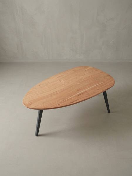 Couchtisch VESUBIE Beige - Akazie - 110 x 45 x 60 cm