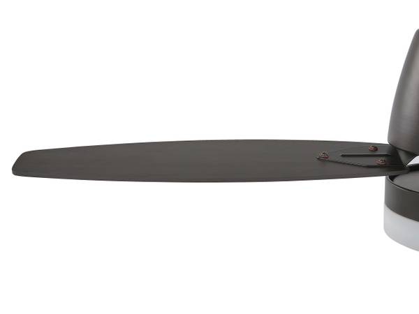 Ventilateur de plafond MLAVA Noir - Marron - Blanc - Bois manufacturé - 122 x 56 x 74 cm
