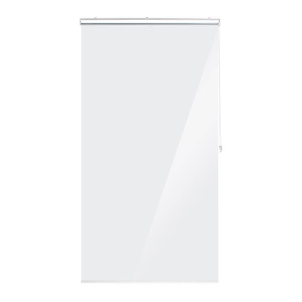 Douchegordijn transparant aluminium - staal - 100 x 240 x 5 cm