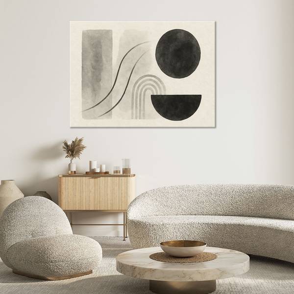 Canvas schilderij Lijnen 100 x 70 cm