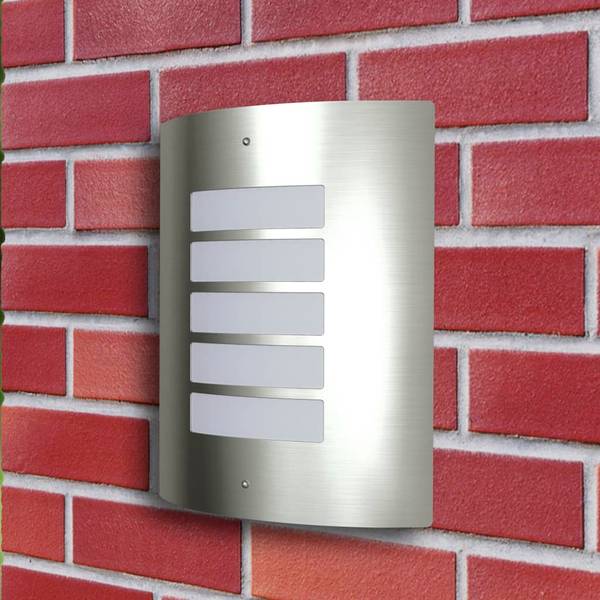 Gartenlampe 40369 Silber - Metall - 22 x 30 x 1 cm